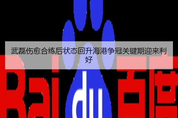 武磊伤愈合练后状态回升海港争冠关键期迎来利好