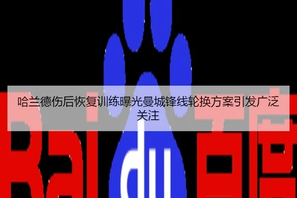 哈兰德伤后恢复训练曝光曼城锋线轮换方案引发广泛关注
